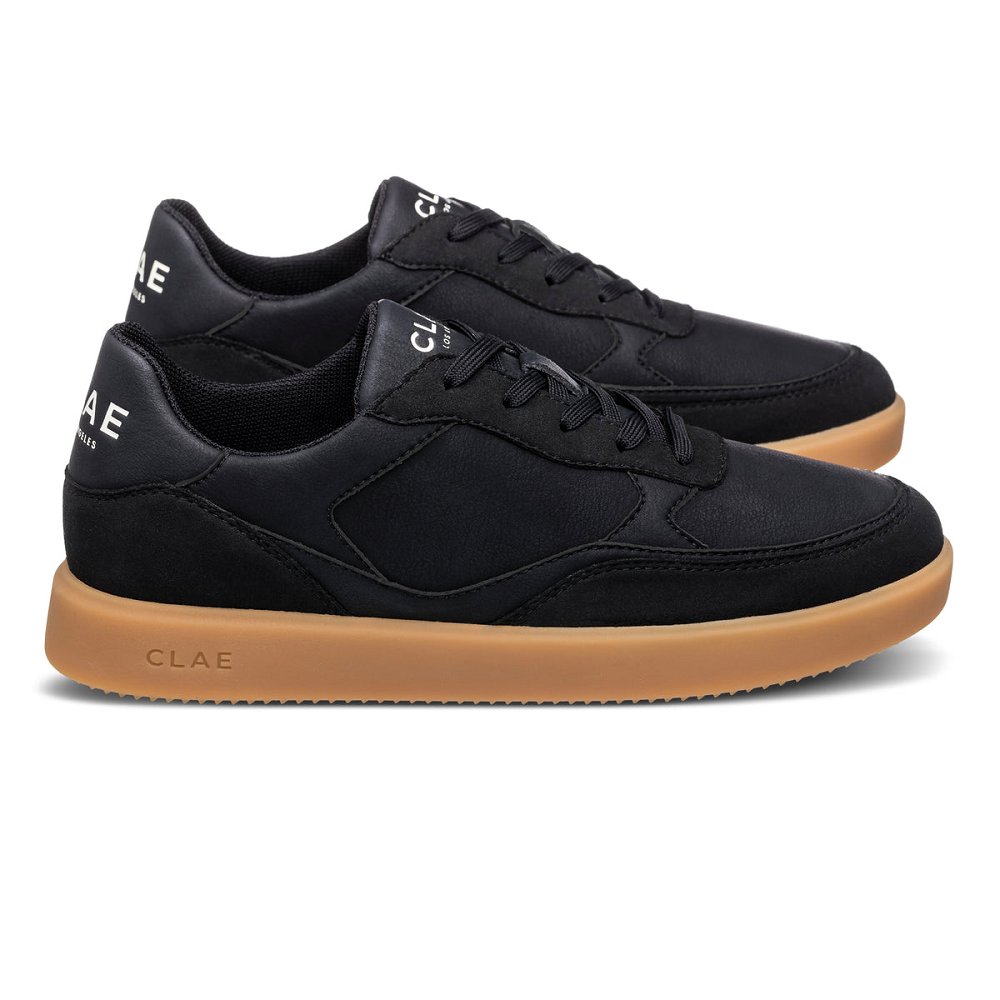 CLAE AUSTIN VEGAN Shoes Womens USA409-P65 In Black Vegan Light Gum